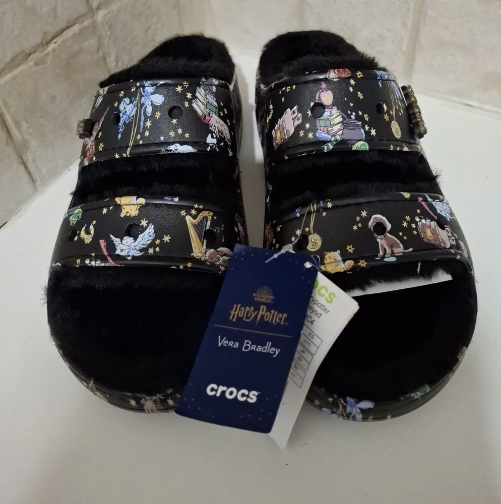 Crocs Harry Potter Limited Edition Slide Sandals Size 11